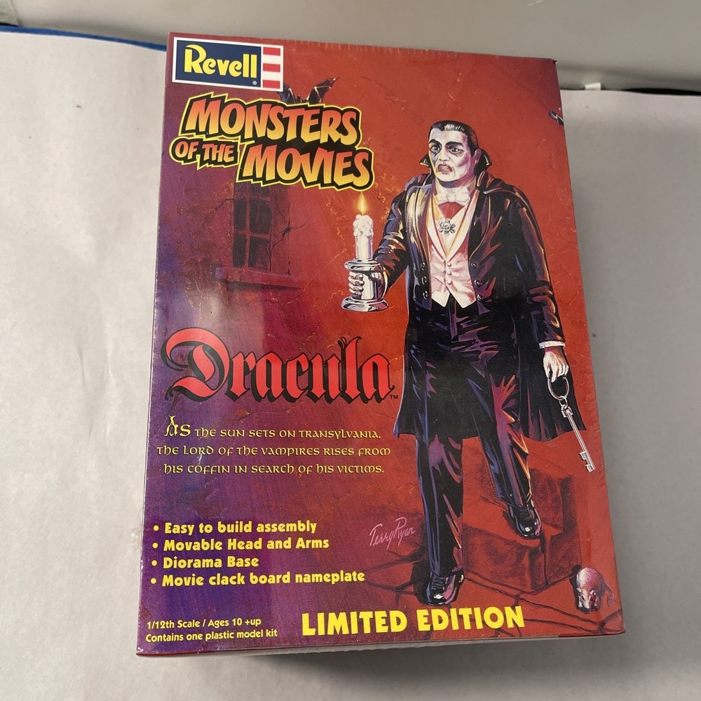 Revell 1/12 Scale Monsters of the Movies Universal Monsters Dracula Model New - Picture 13 of 13